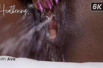 Ebony Endless Squirting - porn video