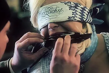 German Woman Gagged And Blindfolded - porn video