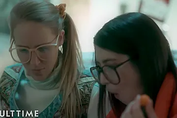 Nerdy Lesbians P1 - porn video