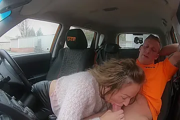 Spunky Milf Seduced Her Driving Instructor - Luke Hardy And Classy Filth - porn video