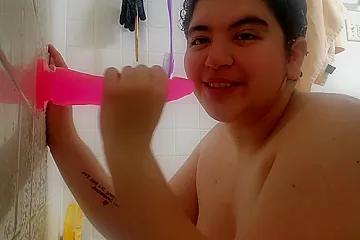 Wife Waits For Husband. Sucks On Dildo And Fucks Wet Pussy (close Up) - porn video