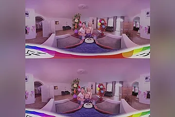 Birthday Bash Threesome - porn video