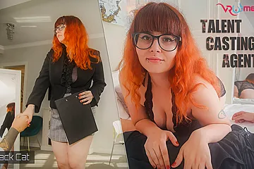 Talent Casting Agent - Chubby Thicc Amateur In Lingerie - Black Cat - porn video