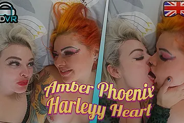 Climax With Us With Amber Phoenix And Harleyy Heart - porn video