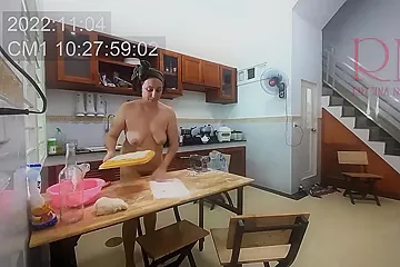 Ravioli Time! Naked Cooking. Regina Noir, A Nudist Cook At Nudist Hotel Resort. Nude Maid. C2 2 - porn video