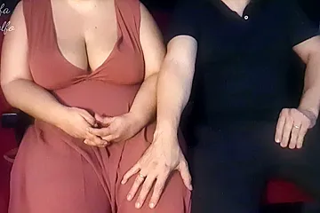 In A Movie Theater With A Stranger Touching Me P1 - porn video