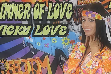 Summer Of Love With Summer Luv And Vicky Love - porn video