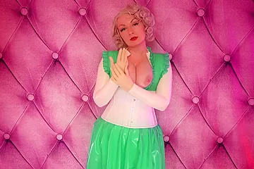 Medical Exam For You... With Joi - Latex Rubber Fetish Pin Up Milf (arya Grander) P1 - porn video