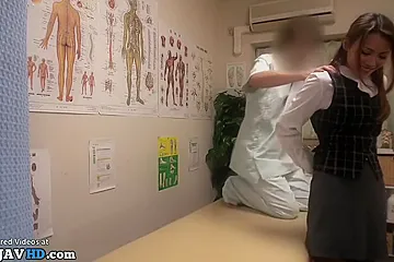 Japanese Massage With Beauty In Pantyhose Goes Too Far P1 - porn video