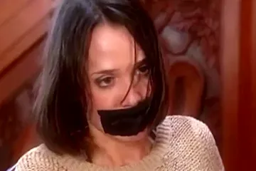 Russian Girl Black Tape Gagged - porn video