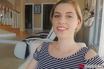Sucking Her Step Bros Cock - Niki Snow - porn video