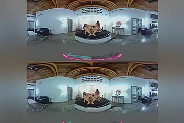 Jennifer White, Dava Foxx And Derrick Pierce - A Incredible View To Jerk Off To - porn video