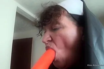 Horny Monk Fucks Old Chubby Nuns - porn video