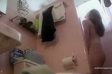 Spying Shower Orgasm Of My Stepsister - porn video