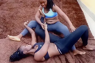 Angela Joy In Angela Vs. Joy - Submission Wrestling 3 - porn video