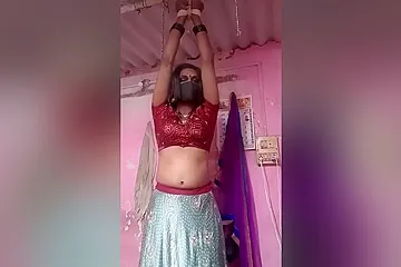 Homemade Ts Bound And Left Tied - porn video