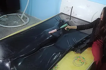 Vacbed Couple Tease - porn video