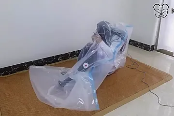 Vacuum Bag Breathplay - porn video