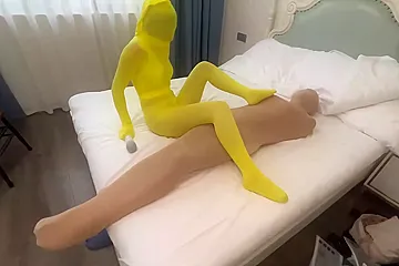 Chinese Pantyhose Encasement - porn video
