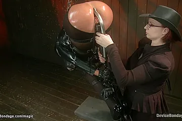 Bound Suspended Slave Bum Hooked With Cassandra Nix And Claire Adams - porn video