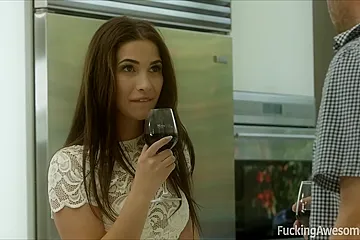 Featuring And Elena Koshkas Brunette Action - porn video