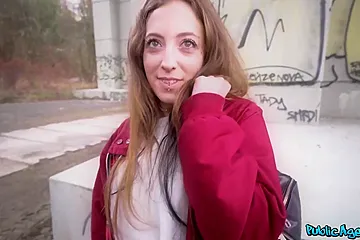 Horny Bitch Venom Evil Fucks In Public For Some Cash - porn video