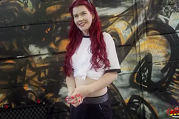 Redhead Football Fan Mia May Pickup For Public Anal Fuck At Public Viewing 17 Min - porn video
