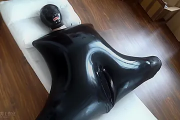 Inflatable Latex Suit - porn video