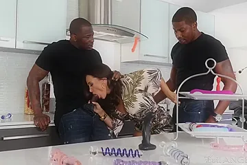 Kitchen Bbc Dp - porn video
