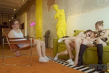 Hot Pearl, Nika Flamy And Runaway Bride - Shackles, Betrayal, And Threesome - porn video