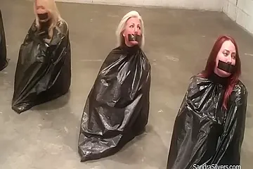 4 Girls Trash Bagged - porn video