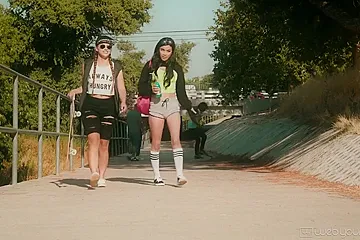Gia Derza, Savannah Sixx - The Skater Girl - porn video
