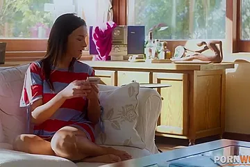 Sexy Nat Portnoy And Alyssia Kent Share A Thick Cock At Mountain Cabin Retreat Gp2054 - porn video