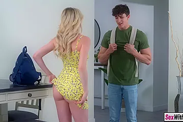 Cecelia Taylor And Petite Teen - Joyful Stepsister Fucks Big Male Pole Stepbro (18+) - porn video