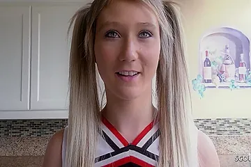 Petite Pigtails Cheerleader Stepdaughter Talk To First Time Fuck After Intense Orgasm By Older Guy 30 Min - porn video