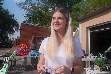 Hesgotrizz - Lucy Lotus And Marlo Yard Sale - porn video