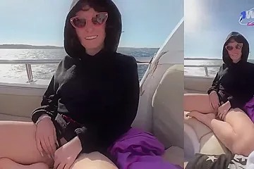 Board the cool yacht and bask in the bliss of pearly delights! Our red-hot, xxx porn awaits. - porn video