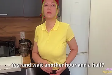 I Roughly Fucked A Pizza Delivery Girl As A Way To Make Up For Her Loss - porn video