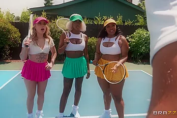 Orgy With Anna Claire Clouds, Jayla Page, Baby G - porn video