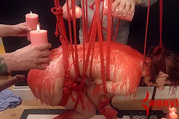Waxed And Flogged Teen (18+) - porn video