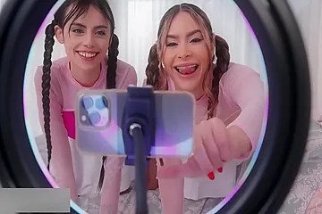 Fake Twins Share A Hot Stepdads Bed - Pov - porn video