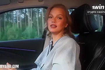 Voluptuous Owl Crystals Taxi Clip - porn video