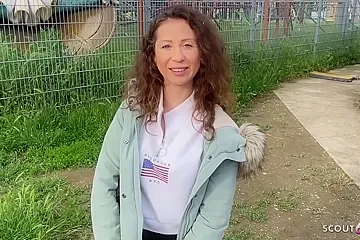 First Butt Sex For Austrian Teenager Julia Bach At Real Pick Up Street Casting - German (18+) - porn video