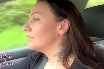 My Best Friends Cheating Milf Stepmom Couldnt Resist Fucking Me Right There In Her Car - porn video