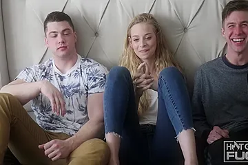 Caden Carli & Sarah Sunday Team Up To Enjoy Collin Simpson - porn video
