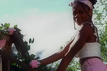 Gorgeous Ebony Hazel Grace Is Touching Her Hungry Hole With Love - porn video