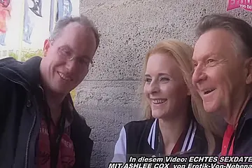 German Teen Slut Public Pick Up For Threesome Venus Berlin (18+) - porn video