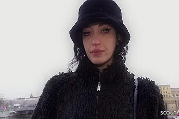 Crazy Skinny Goth Girl Brisen Love Rough Fuck At Porn Casting With Rimjob Squirting And Deepthroat - porn video