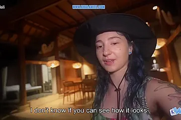 This Guy Screw Her In The Booty In Bali - French Goth Vlog - English Subtitles - porn video