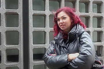 German Redhead College Teen - Tattoo Model Ria Red - Pickup And Raw Casting Screw (18+) - porn video